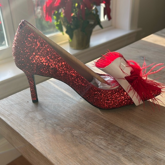 kate spade Shoes - Kate spade marabou heel